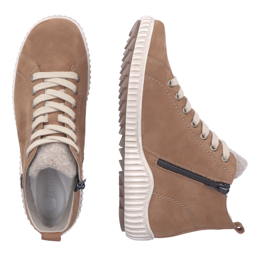 detail Dámská kotníková obuv REMONTE R8270-22 hnědá W2