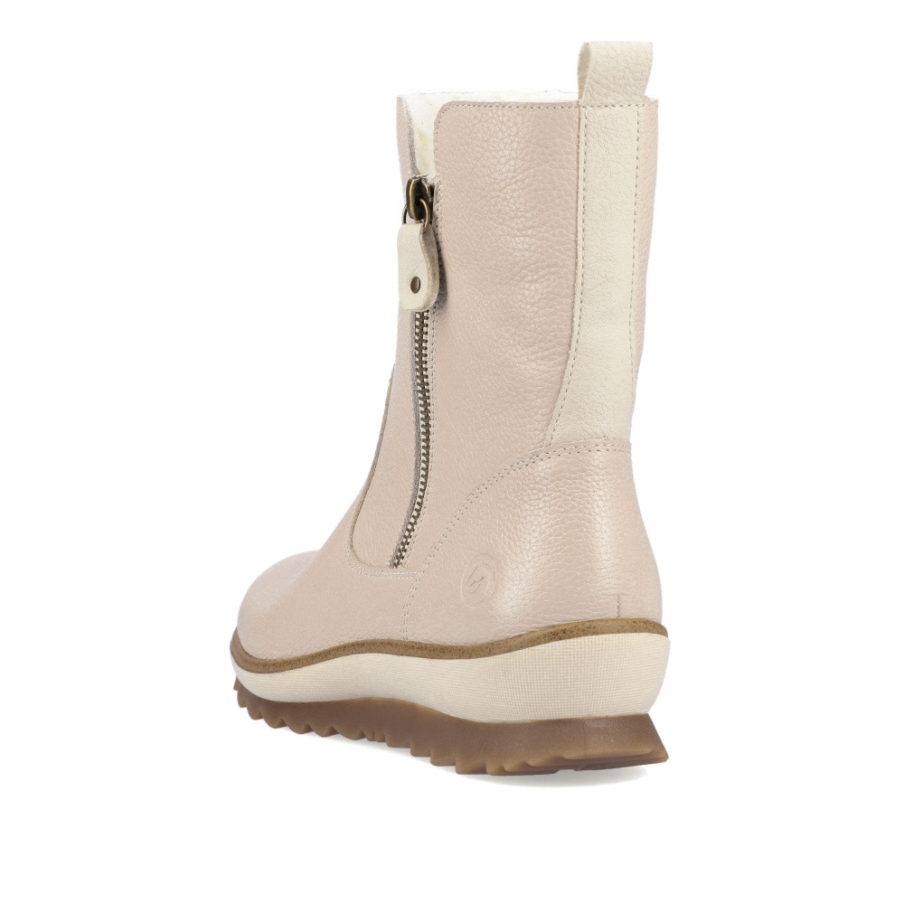 detail Dámská kotníková obuv REMONTE R8482-60 béžová W3