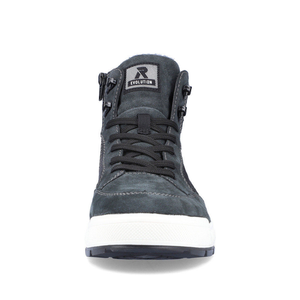 detail Pánská kotníková obuv RIEKER REVOLUTION U0069-45 šedá W3