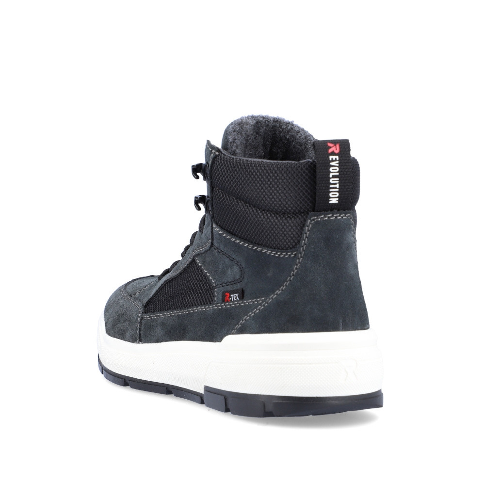 detail Pánská kotníková obuv RIEKER REVOLUTION U0069-45 šedá W3