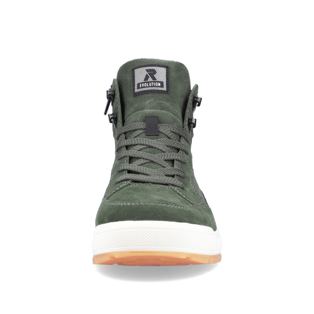 detail Pánská kotníková obuv RIEKER U0069-54 zelená W3