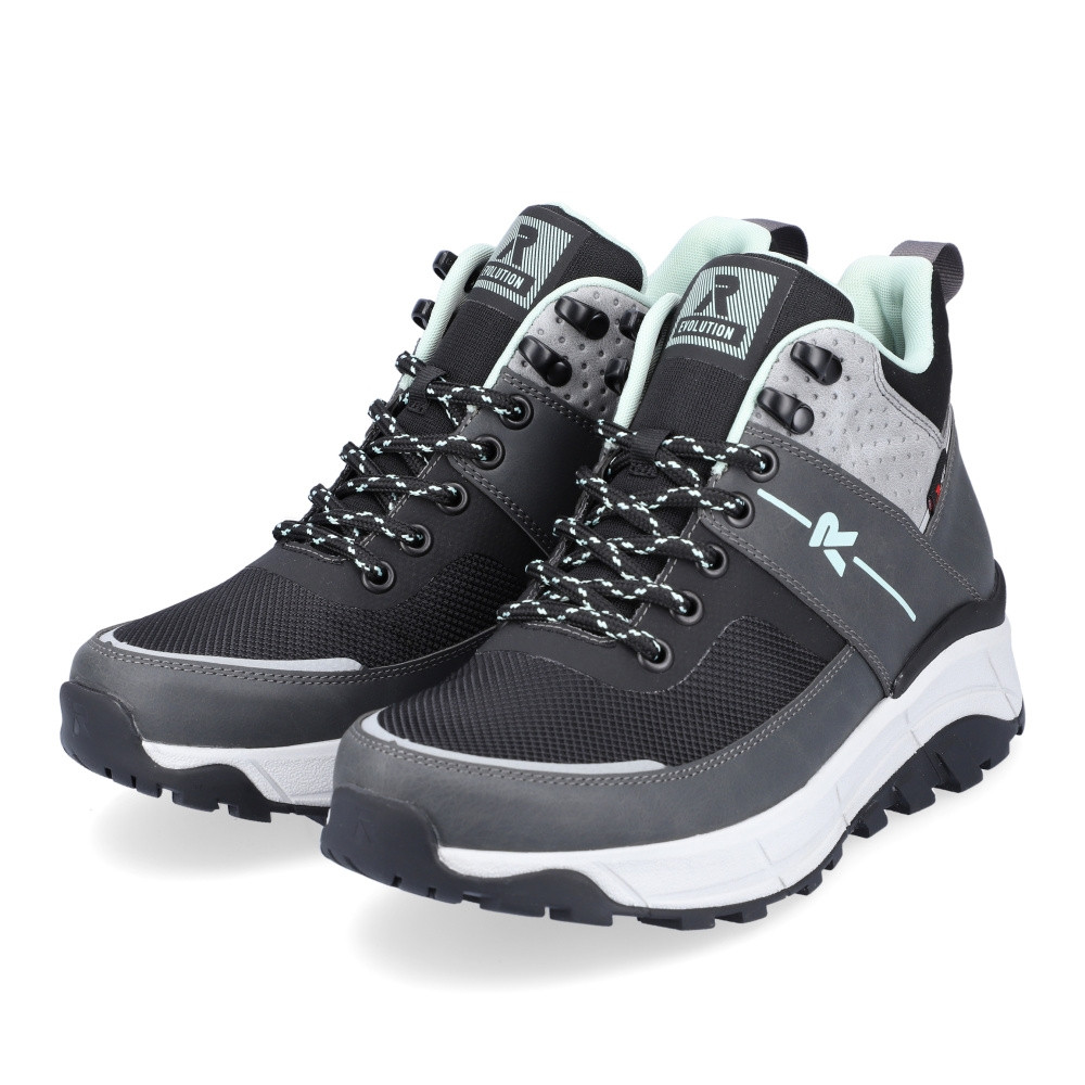 detail Dámská kotníková obuv RIEKER REVOLUTION W0061-45 šedá W2