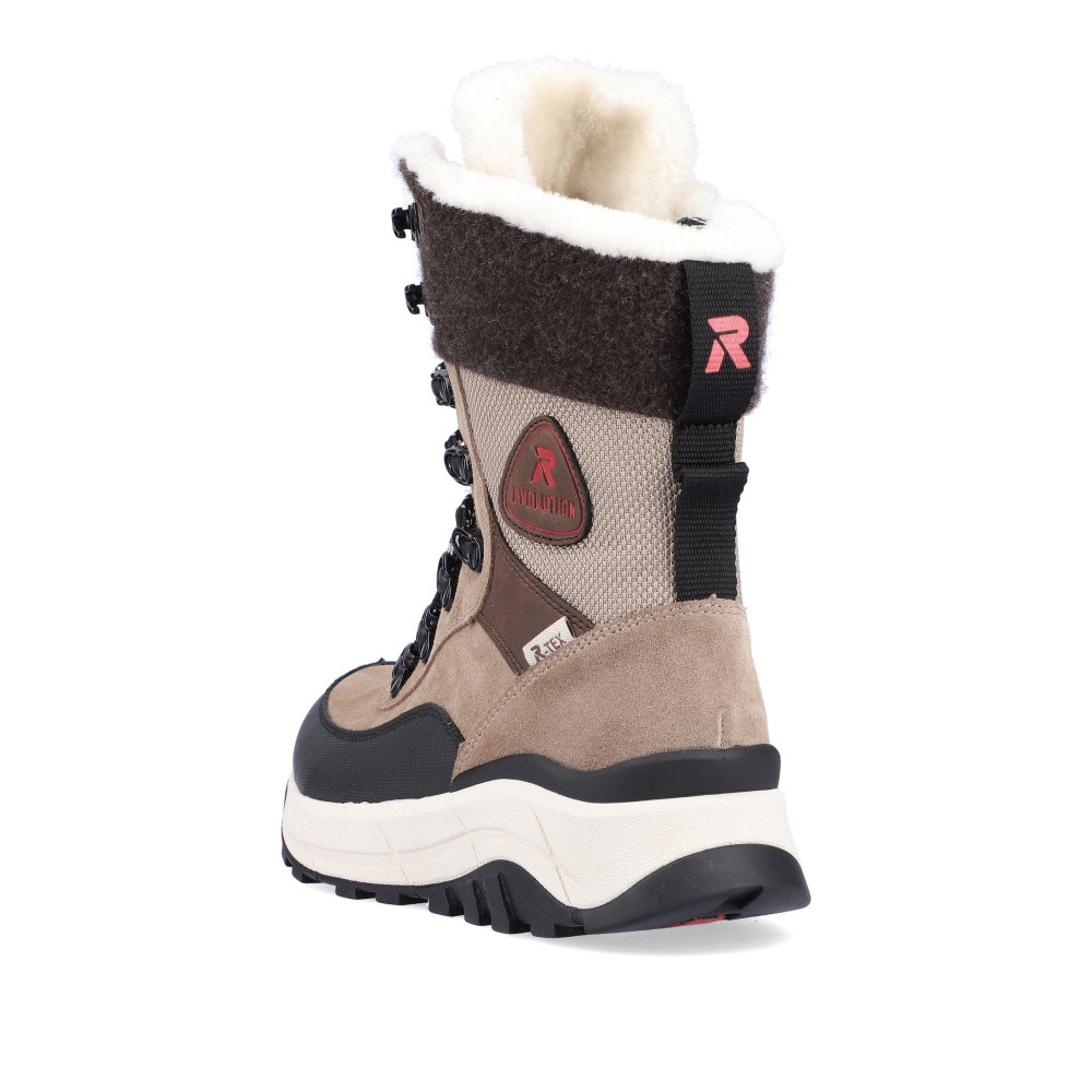 detail Dámská kotníková obuv RIEKER W0066-64 béžová W4