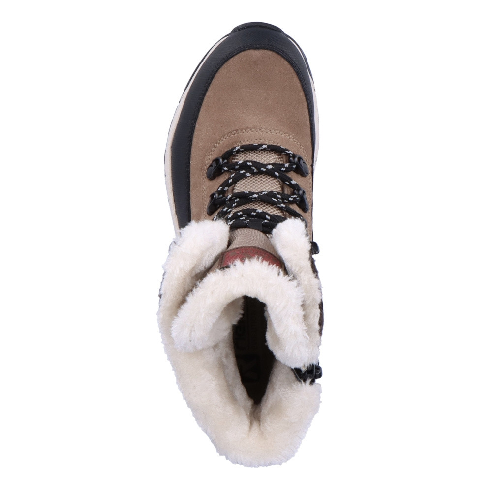 detail Dámská kotníková obuv RIEKER W0066-64 béžová W4