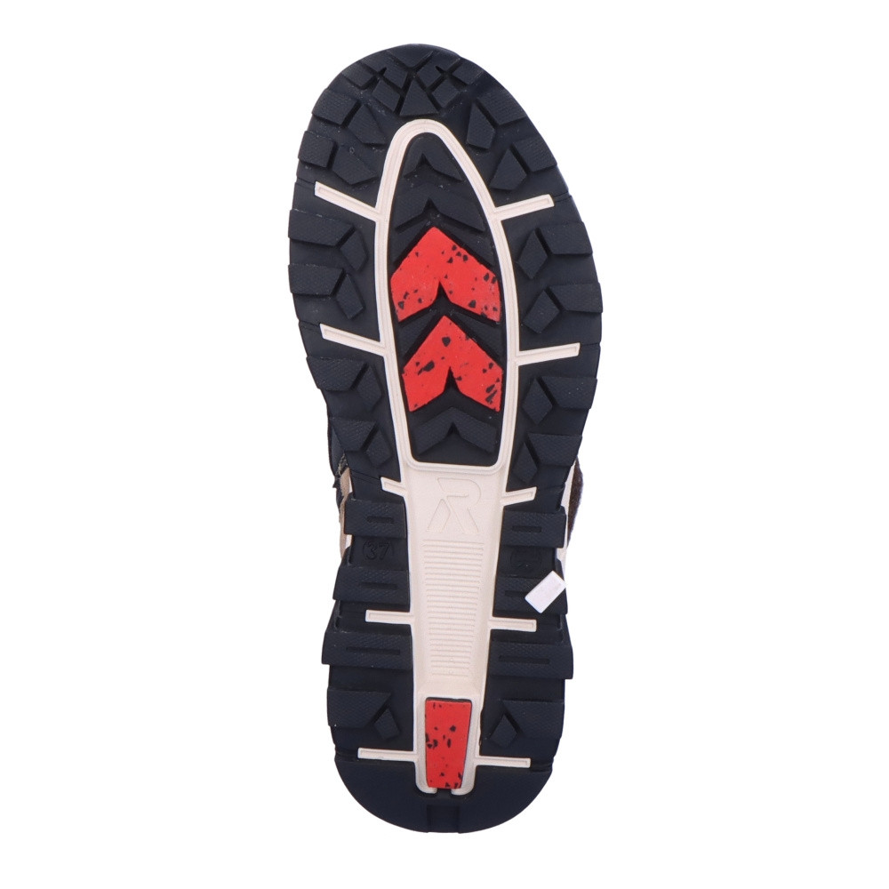 detail Dámská kotníková obuv RIEKER W0066-64 béžová W4