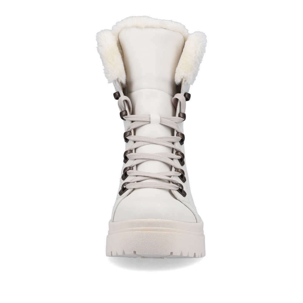 detail Dámská kotníková obuv RIEKER REVOLUTION W0372-80 bílá W3