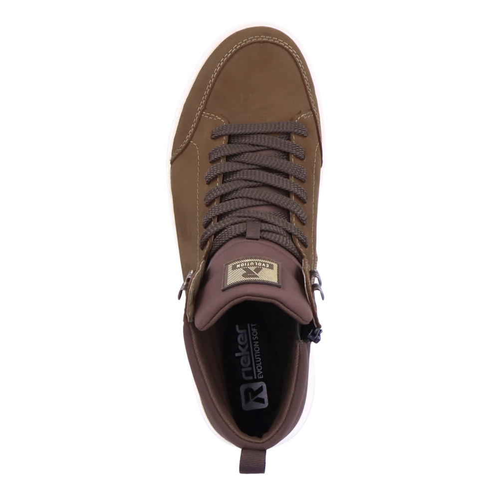 detail Pánská kotníková obuv RIEKER REVOLUTION 07100-22 hnědá W2
