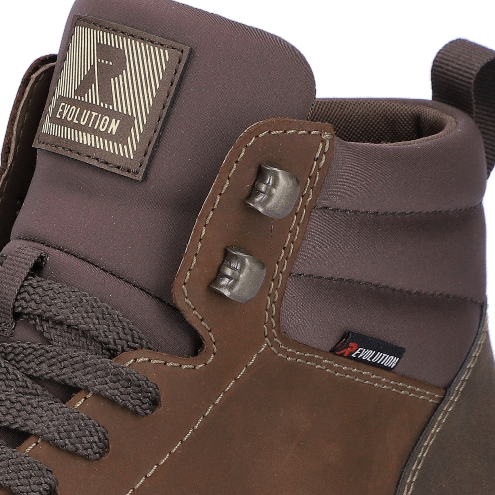 detail Pánská kotníková obuv RIEKER REVOLUTION 07100-22 hnědá W2