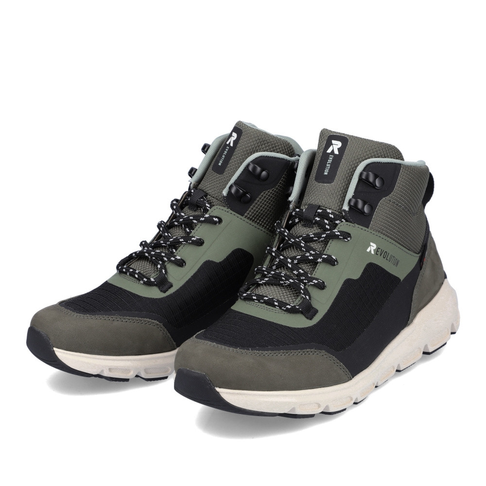 detail Dámská kotníková obuv RIEKER REVOLUTION 40460-54 zelená W2