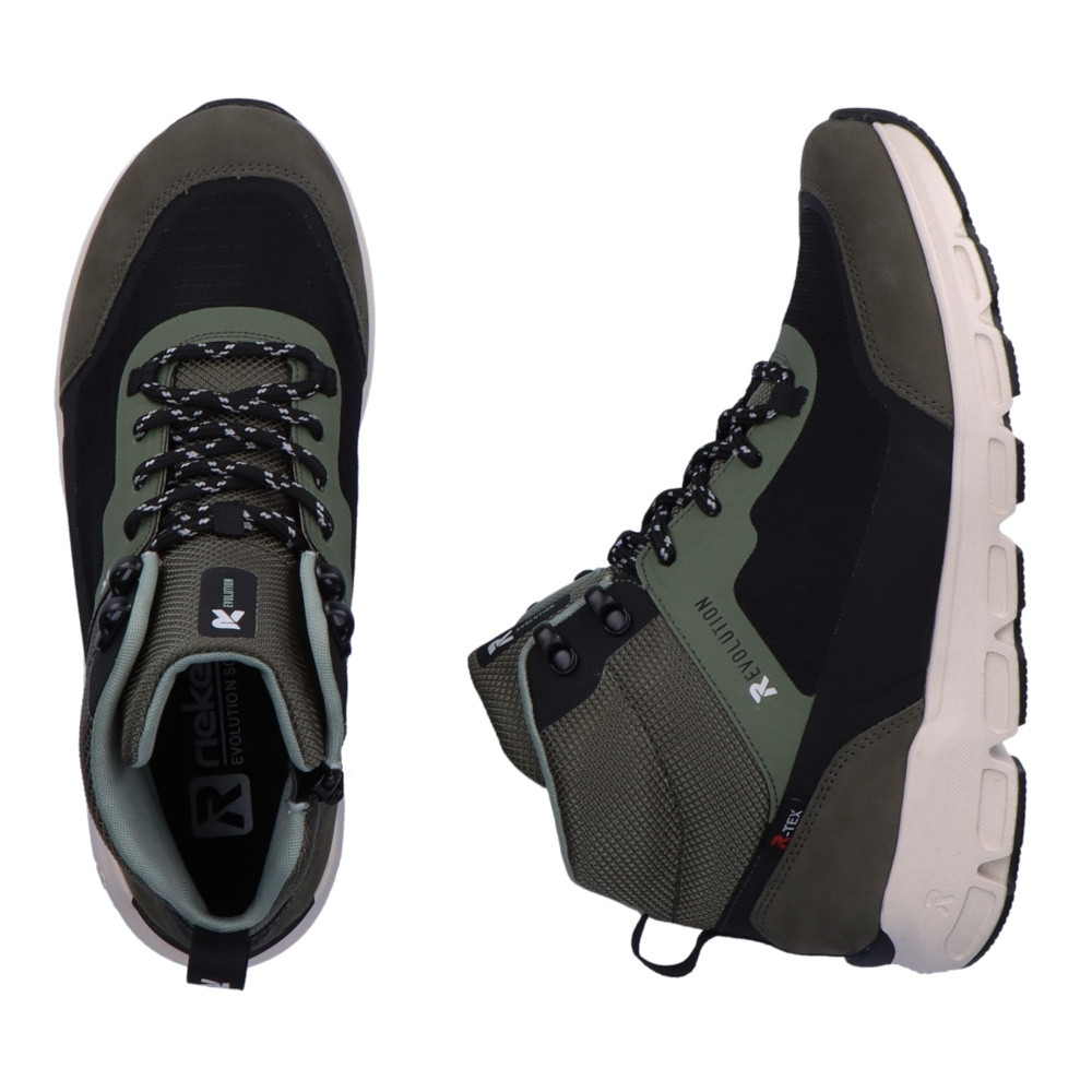 detail Dámská kotníková obuv RIEKER REVOLUTION 40460-54 zelená W2