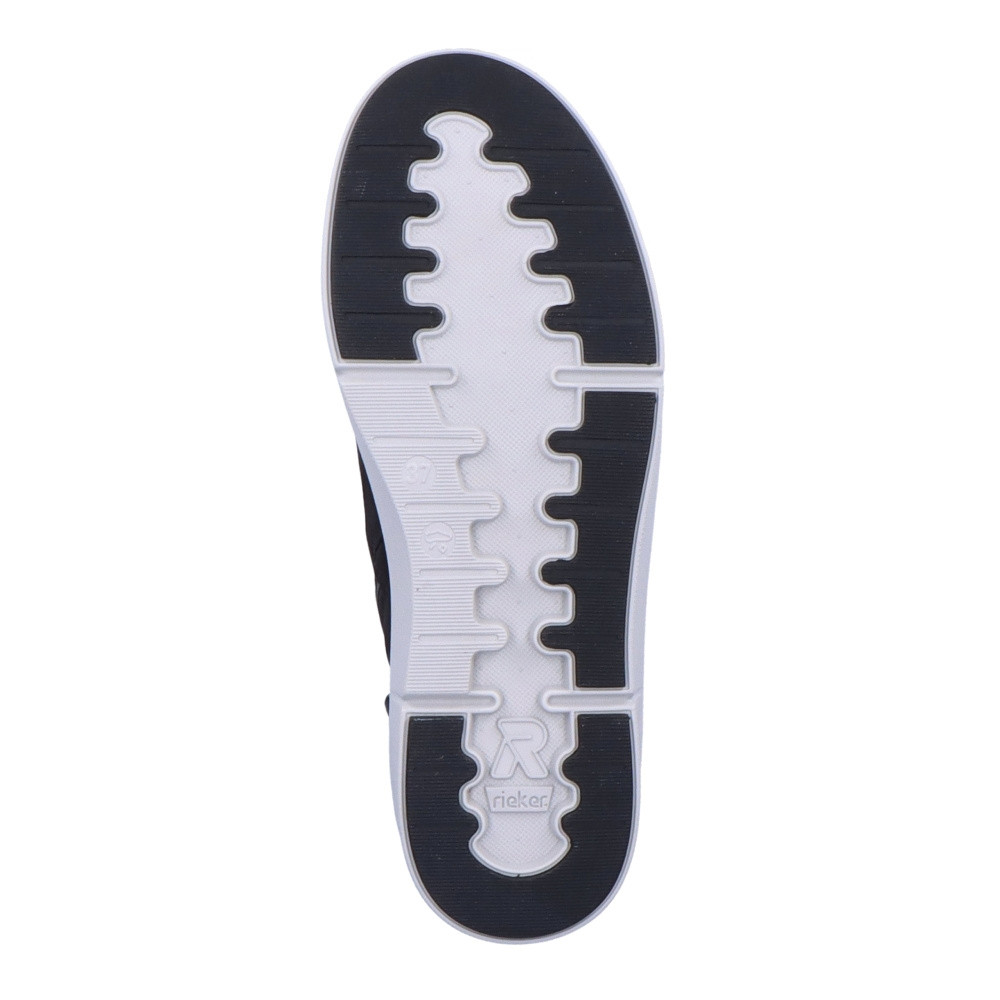 detail Dámska členková obuv RIEKER REVOLUTION 41907-00 čierna W3