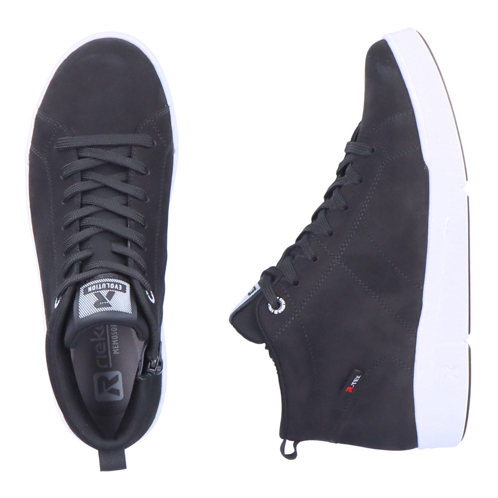 detail Dámska členková obuv RIEKER REVOLUTION 41907-00 čierna W3