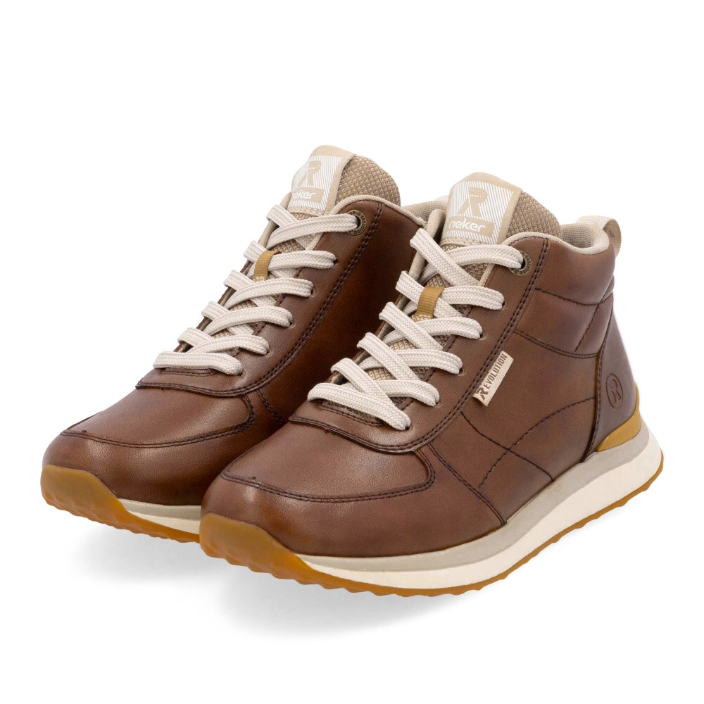 detail Dámská kotníková obuv RIEKER REVOLUTION 42570-22 hnědá W4