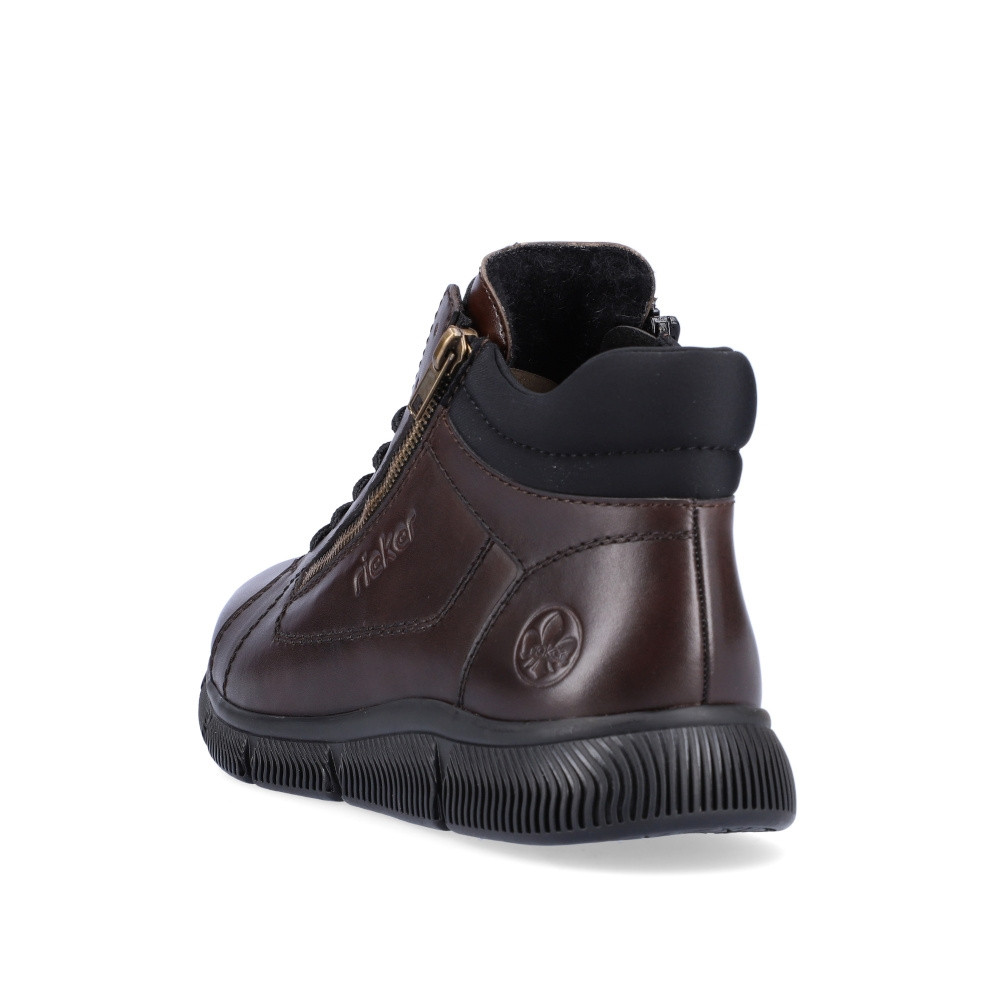 detail Pánská kotníková obuv RIEKER B0411-25 hnědá W2