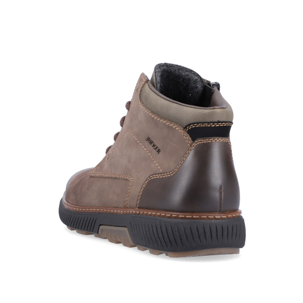 detail Pánská kotníková obuv RIEKER B3308-25 hnědá W3
