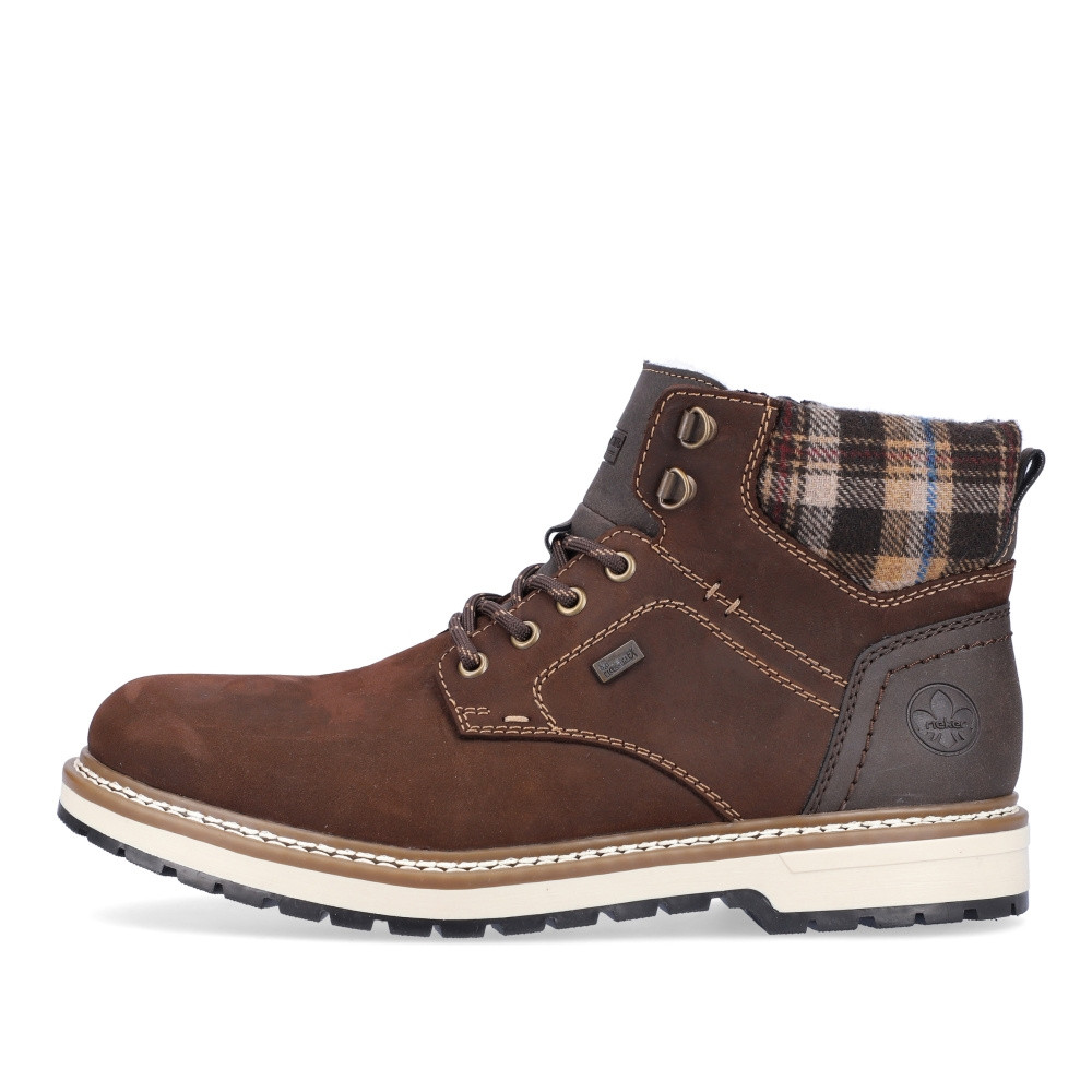 detail Pánská kotníková obuv RIEKER F3812-27 hnědá W2