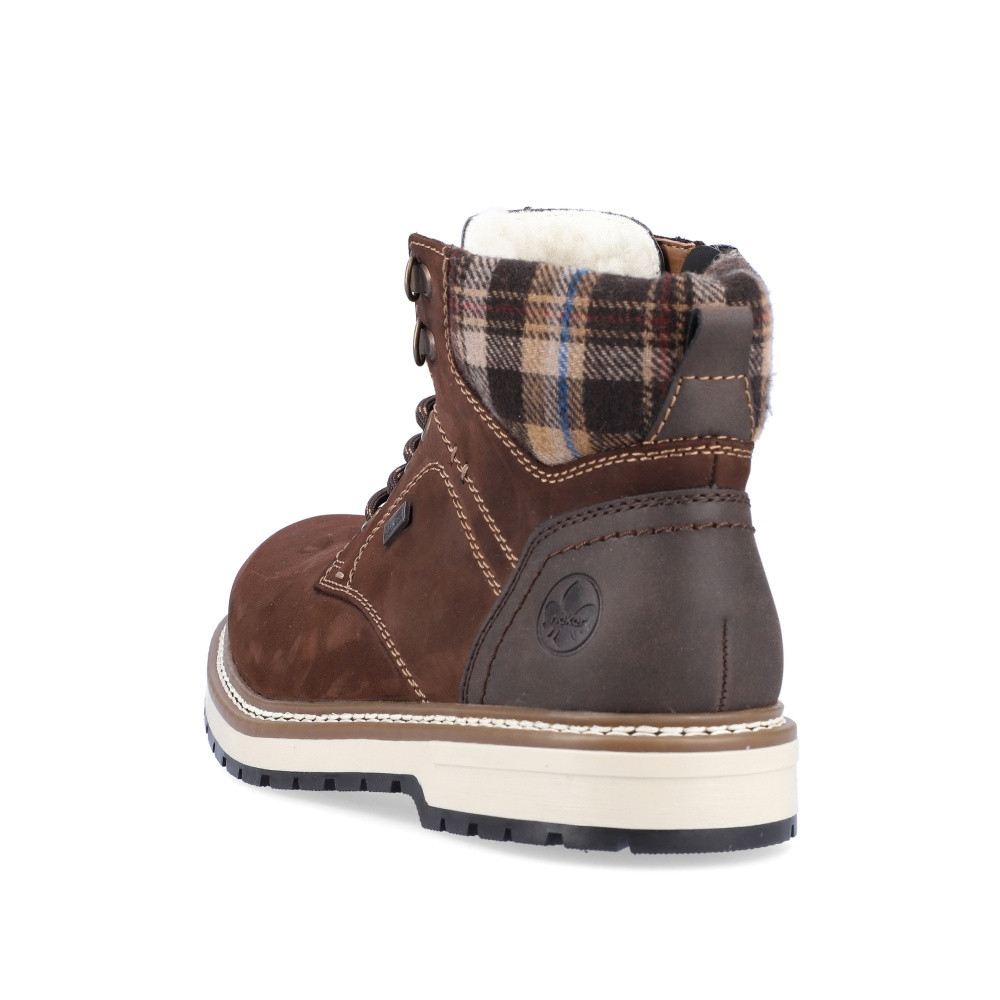 detail Pánská kotníková obuv RIEKER F3812-27 hnědá W2