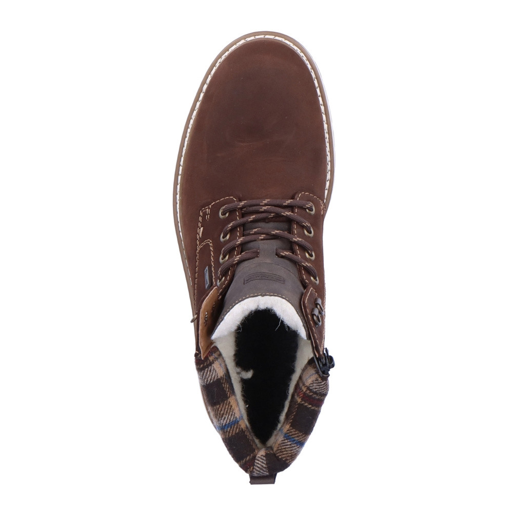 detail Pánská kotníková obuv RIEKER F3812-27 hnědá W2