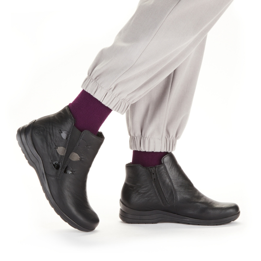 detail Dámská obuv RIEKER RIE-10302729-W2 černá