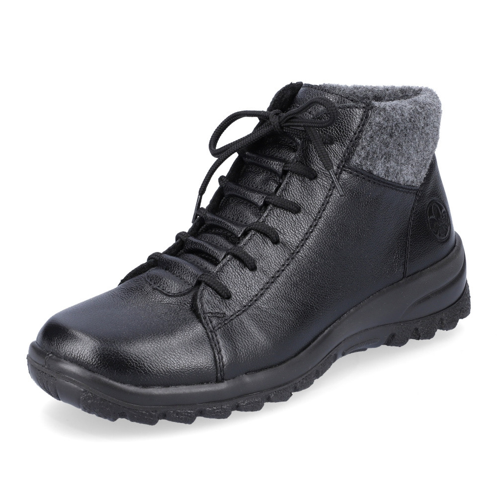 detail Dámská kotníková obuv RIEKER L7115-00 černá W2