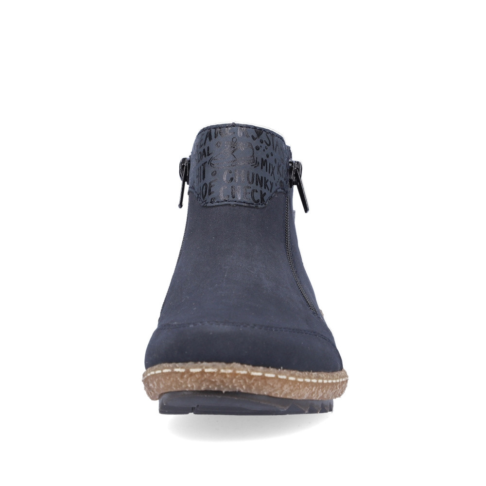 detail Dámská obuv RIEKER RIE-10302746-W2 modrá