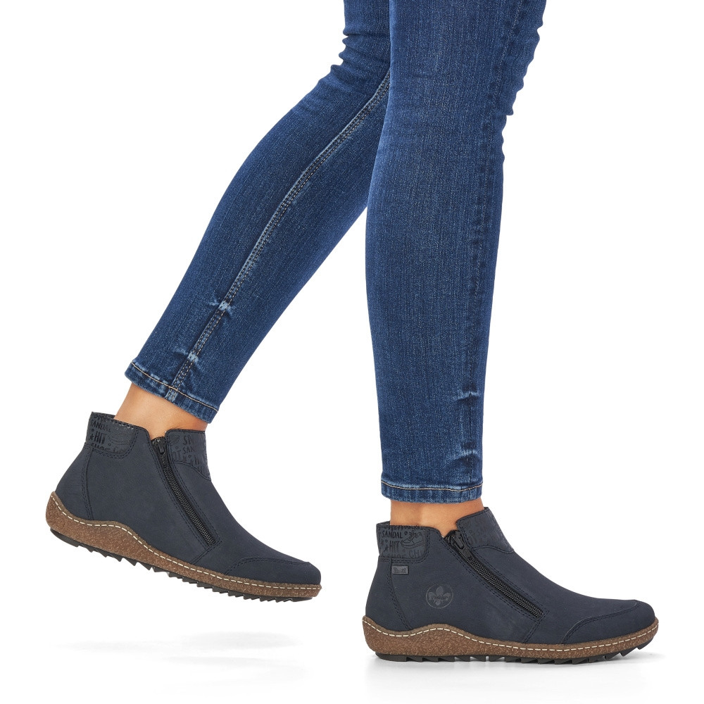 detail Dámská obuv RIEKER RIE-10302746-W2 modrá