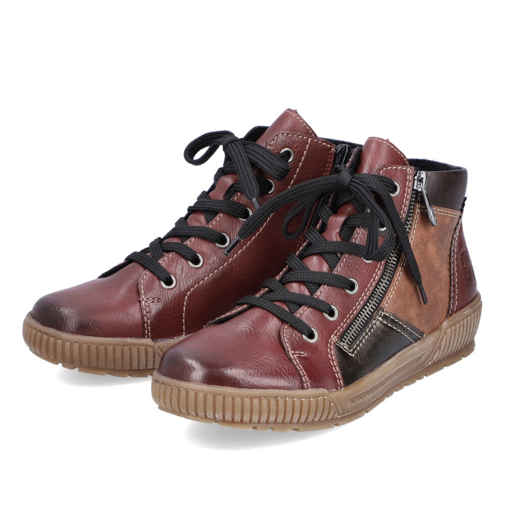 detail Dámská kotníková obuv RIEKER N0721-25 červená W4