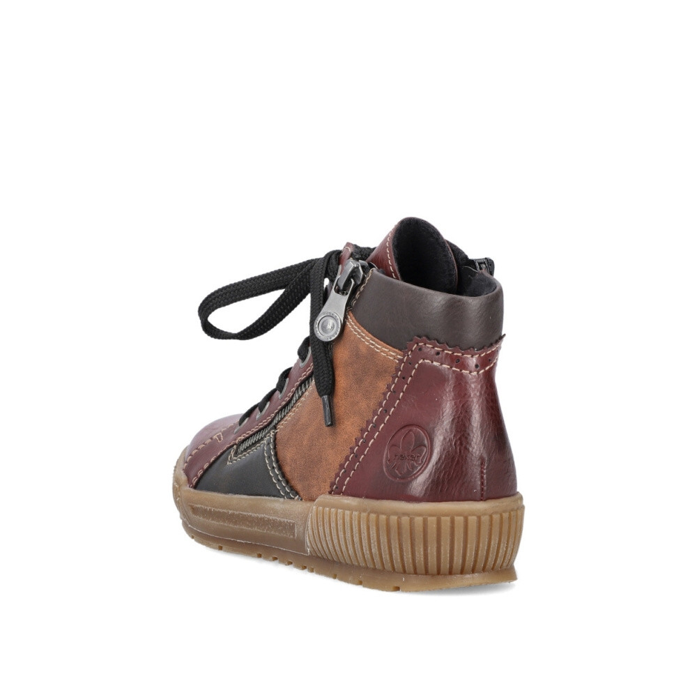 detail Dámská kotníková obuv RIEKER N0721-25 červená W4