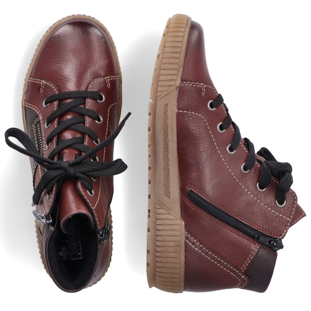 detail Dámská kotníková obuv RIEKER N0721-25 červená W4