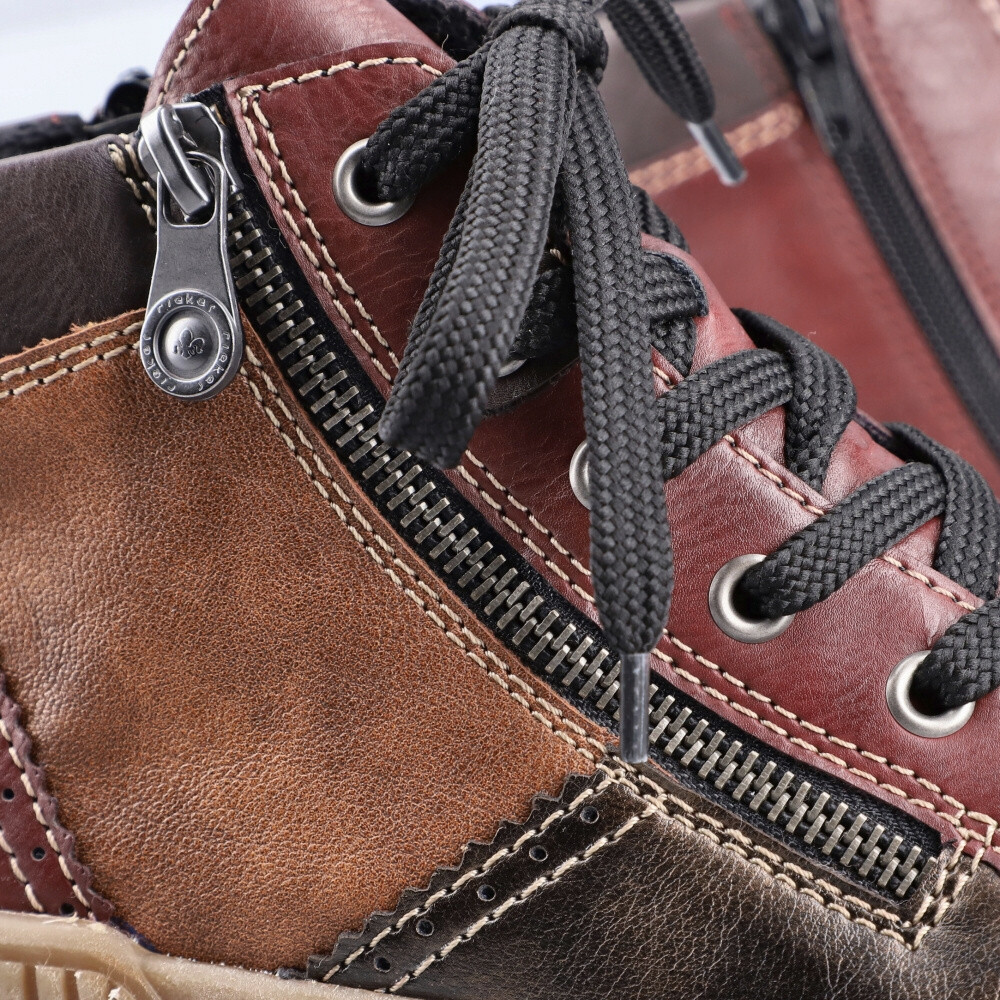 detail Dámská kotníková obuv RIEKER N0721-25 červená W4