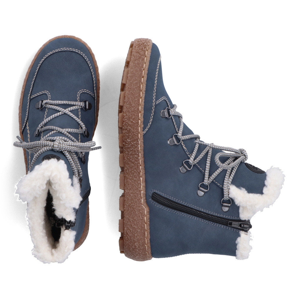 detail Dámská obuv RIEKER RIE-10302764-W2 modrá