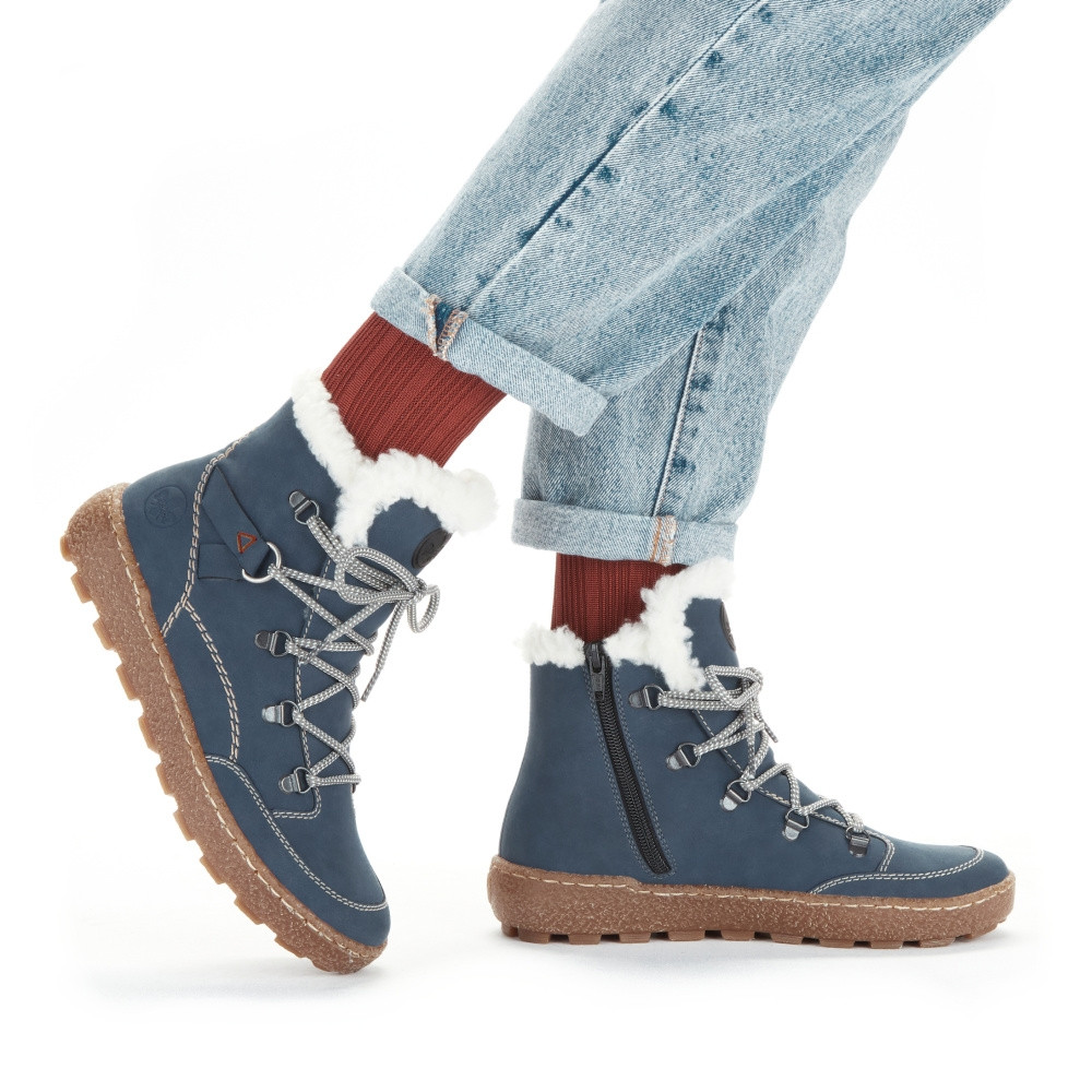 detail Dámská obuv RIEKER RIE-10302764-W2 modrá