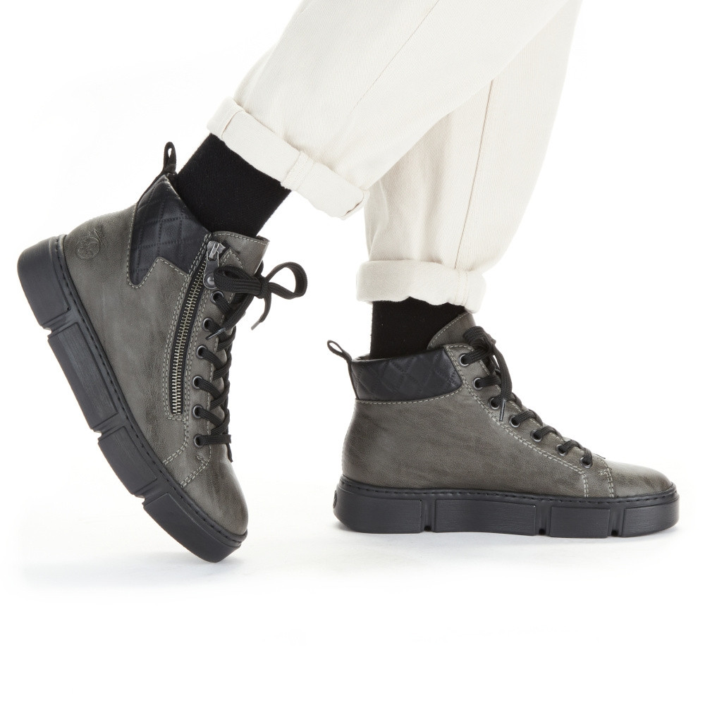 detail Dámská obuv RIEKER RIE-10302774-W2 šedá