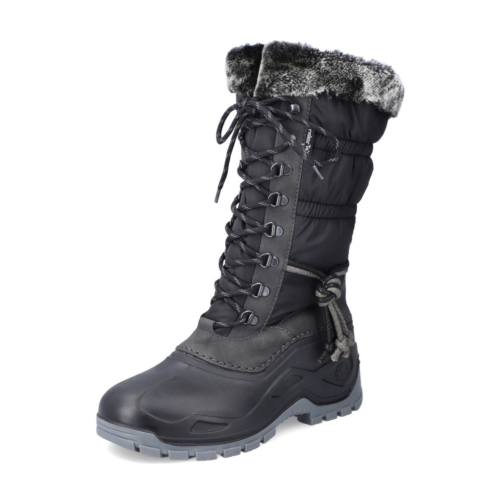 detail Dámské kozačky RIEKER RIE-10302785-W2 černá