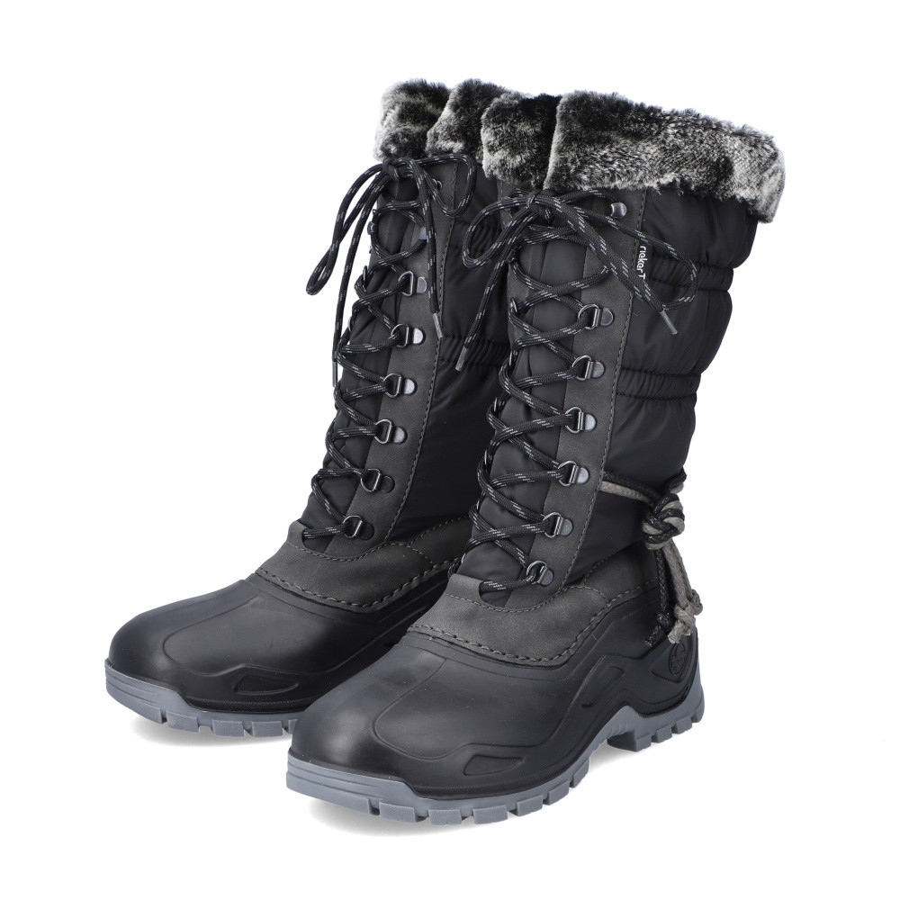 detail Dámské kozačky RIEKER RIE-10302785-W2 černá