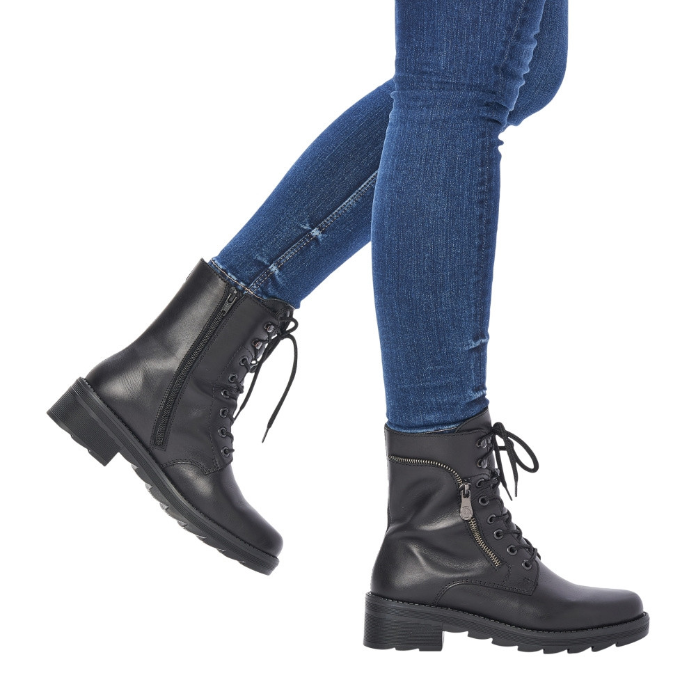 detail Dámská obuv RIEKER RIE-10302786-W2 černá