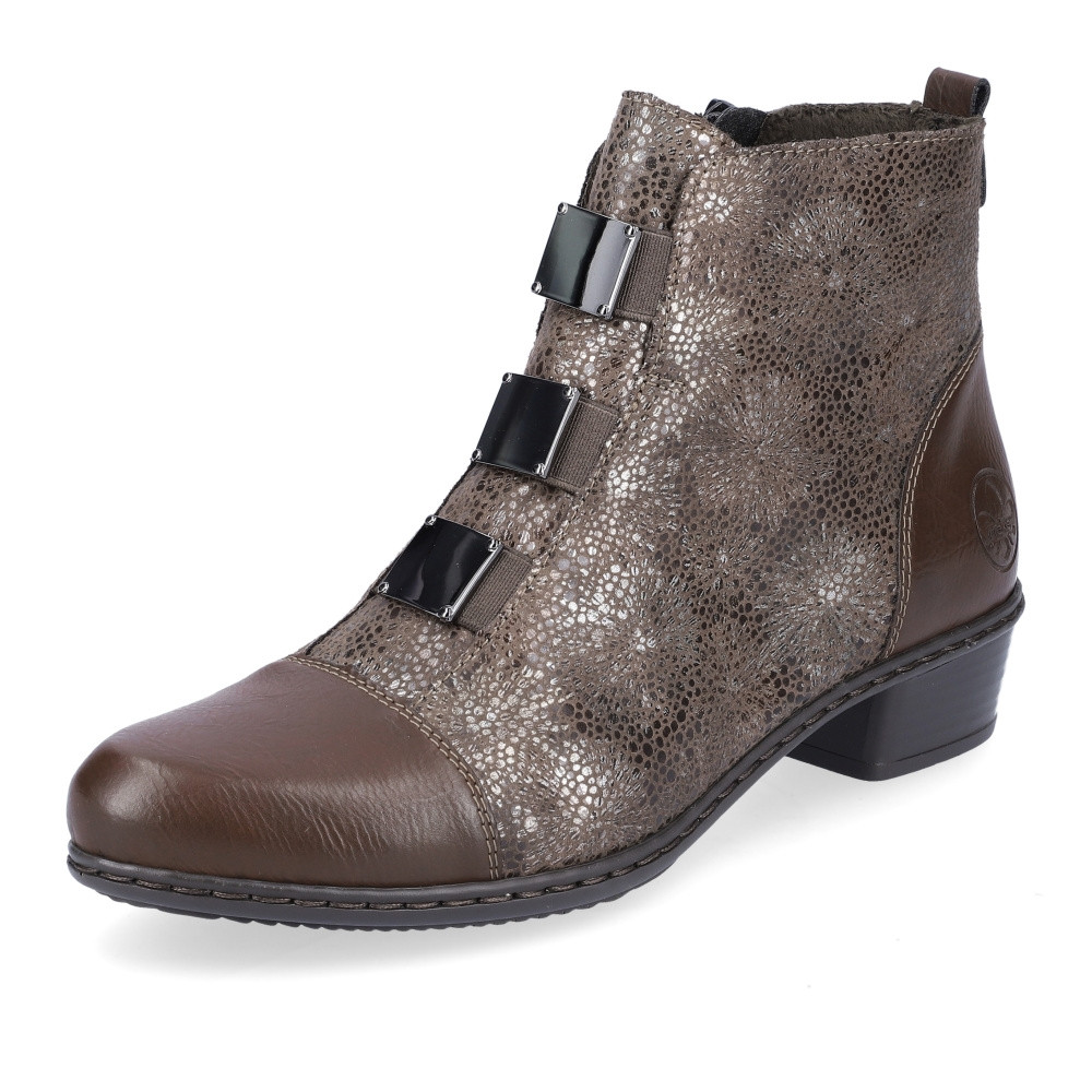 detail Dámská obuv RIEKER RIE-10302803-W2 hnědá