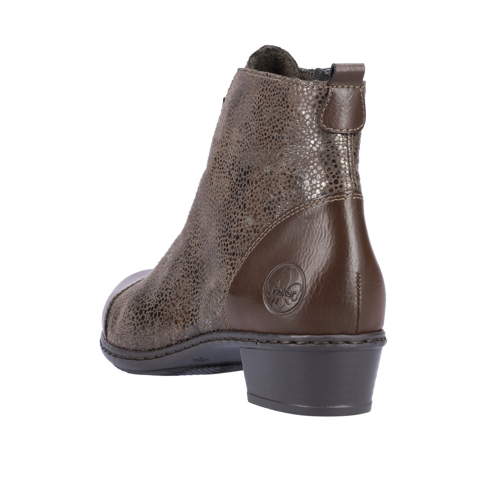 detail Dámská obuv RIEKER RIE-10302803-W2 hnědá