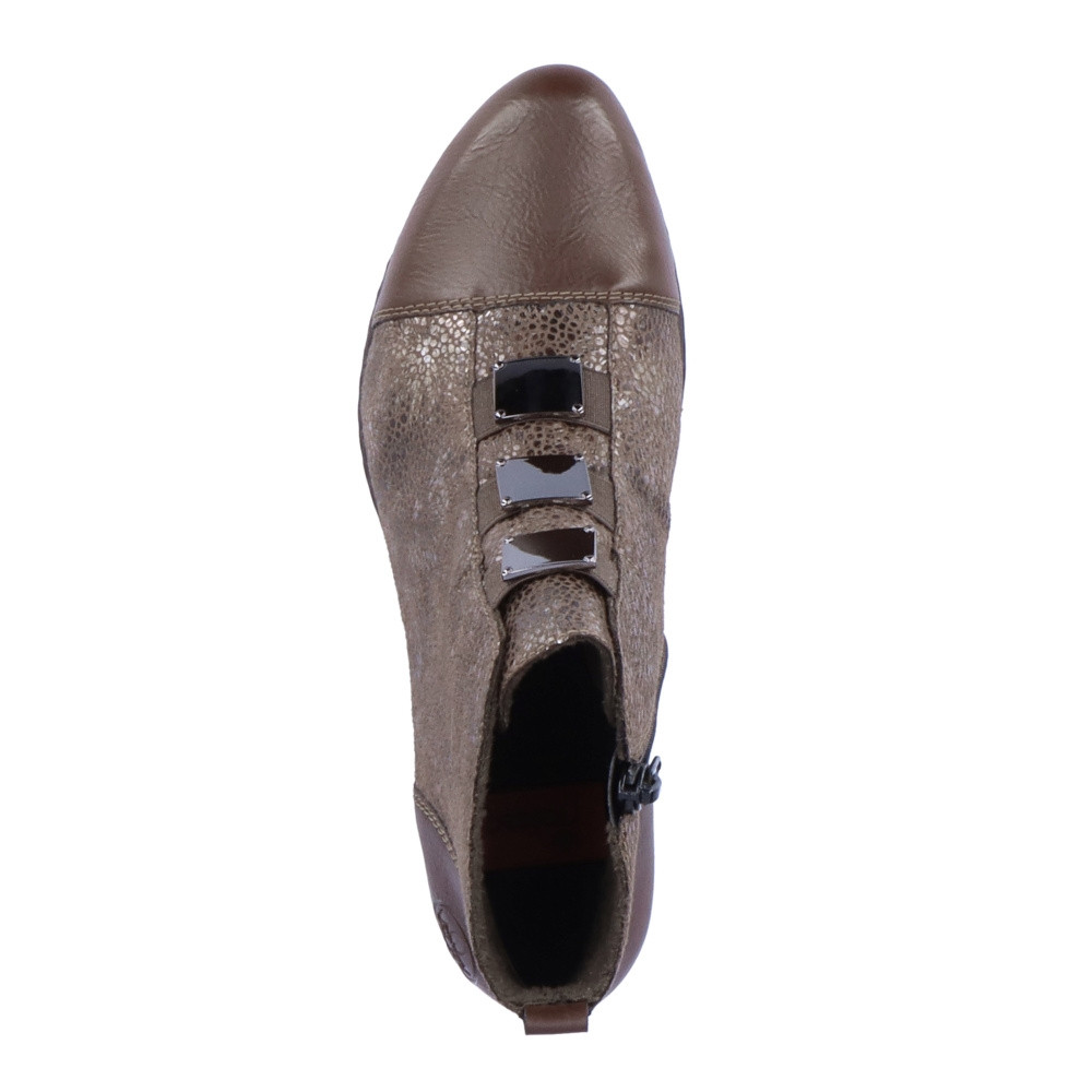 detail Dámská obuv RIEKER RIE-10302803-W2 hnědá