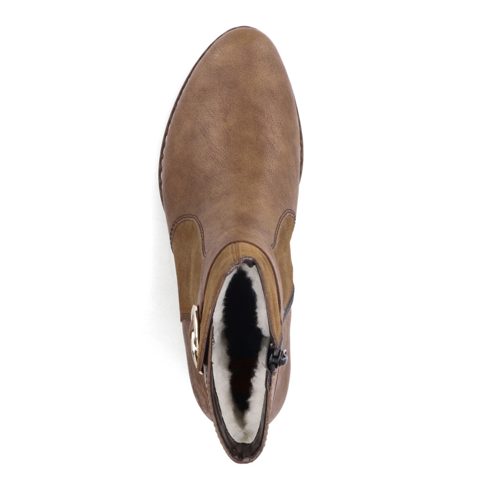 detail Dámská obuv RIEKER RIE-10302808-W2 hnědá