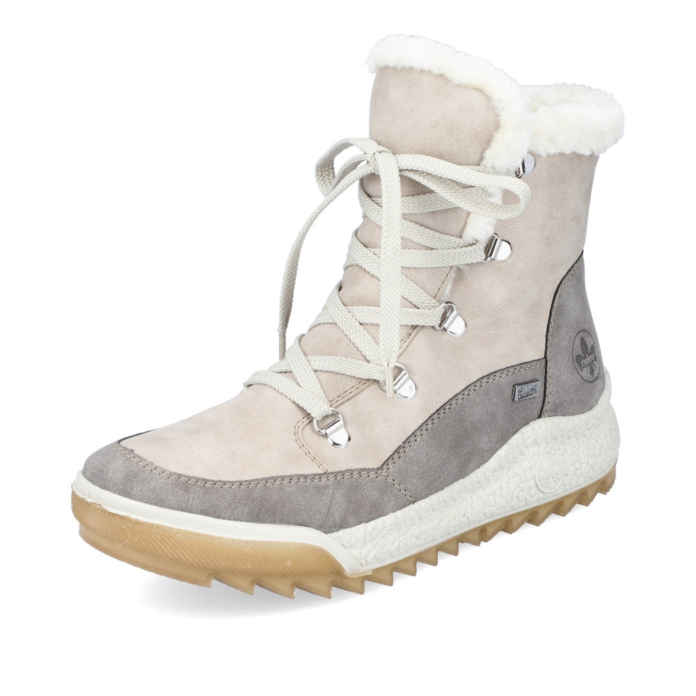 detail Dámská kotníková obuv RIEKER Y4744-61 béžová W2