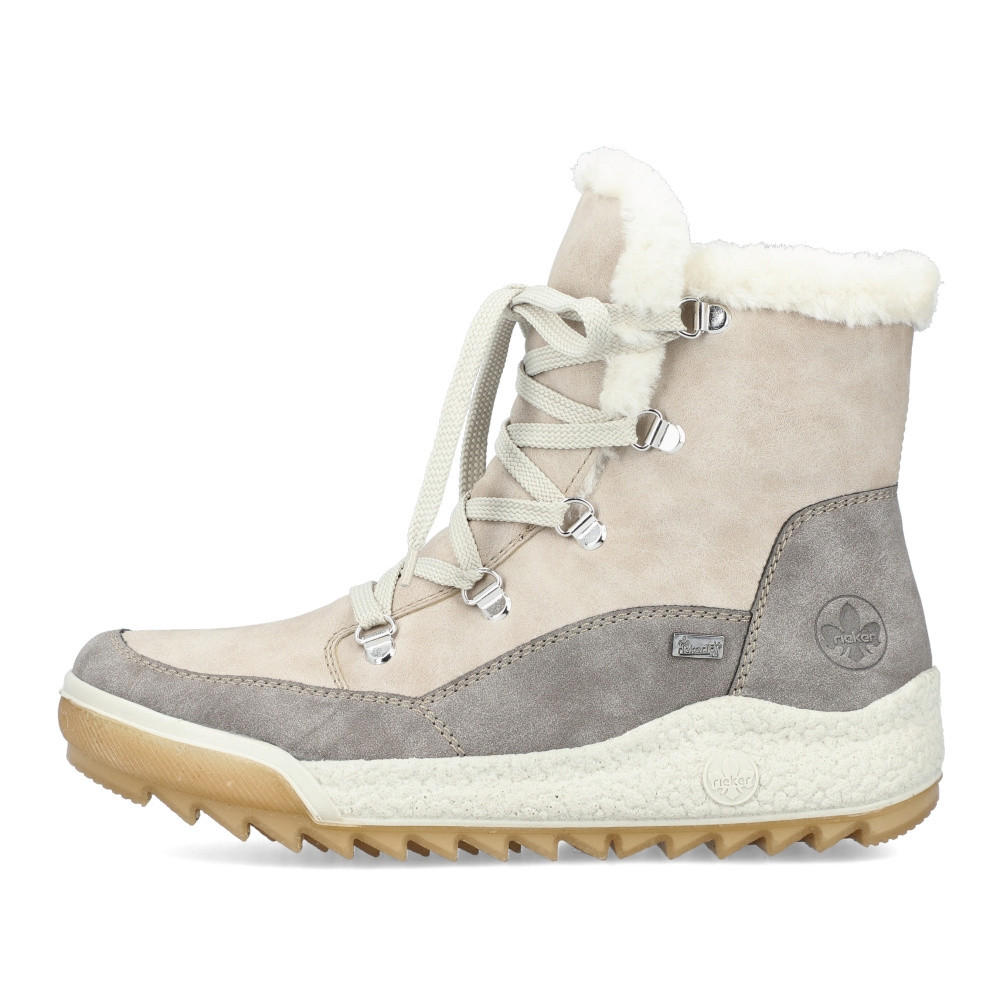 detail Dámská kotníková obuv RIEKER Y4744-61 béžová W2