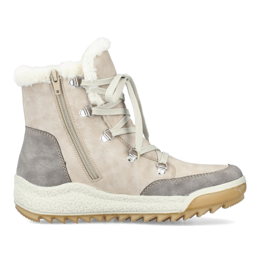 detail Dámská kotníková obuv RIEKER Y4744-61 béžová W2