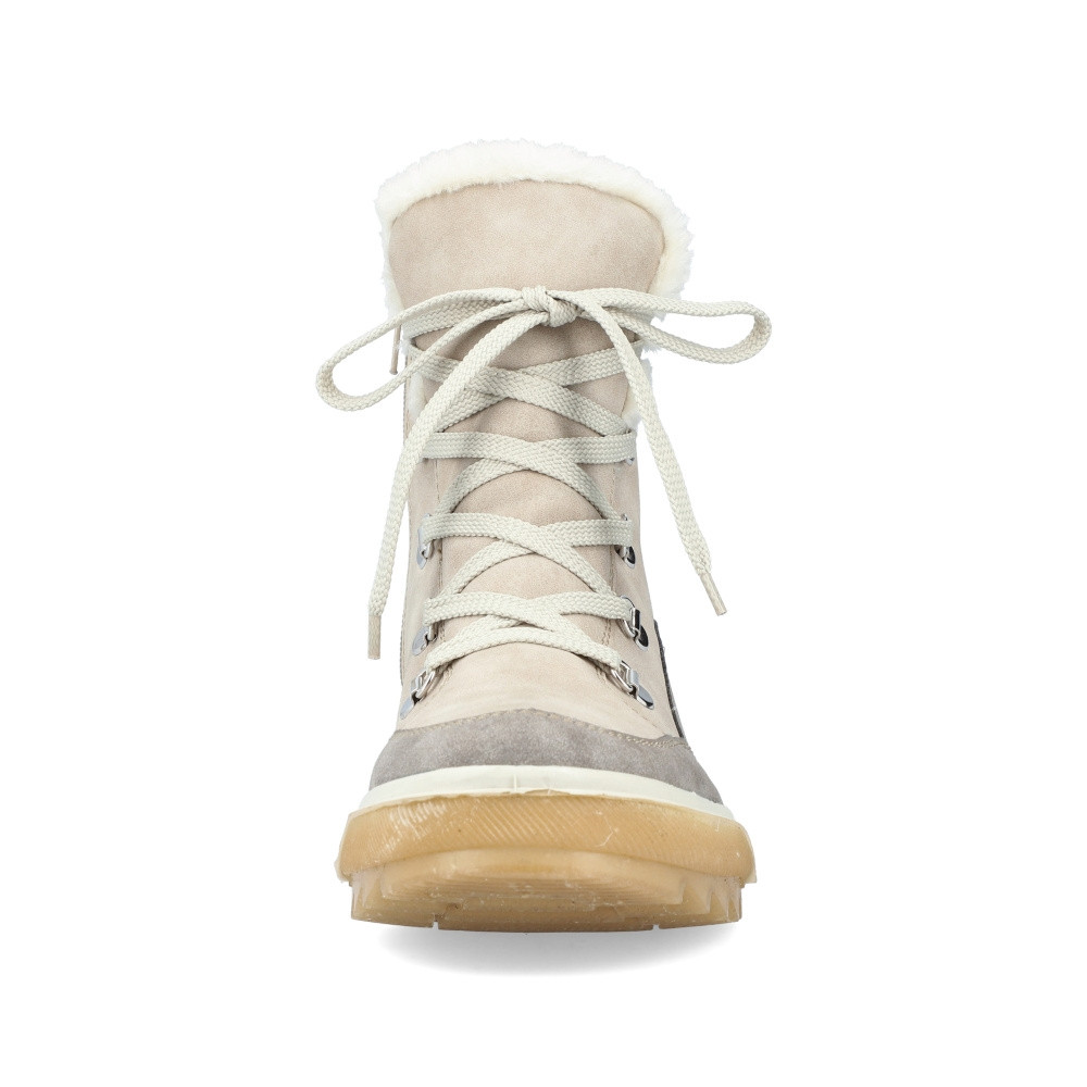 detail Dámská kotníková obuv RIEKER Y4744-61 béžová W2