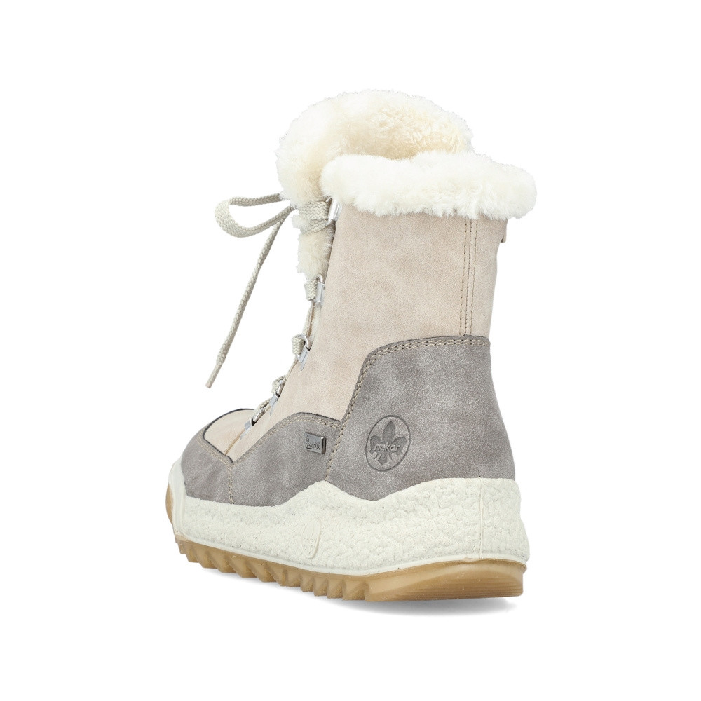 detail Dámská kotníková obuv RIEKER Y4744-61 béžová W2