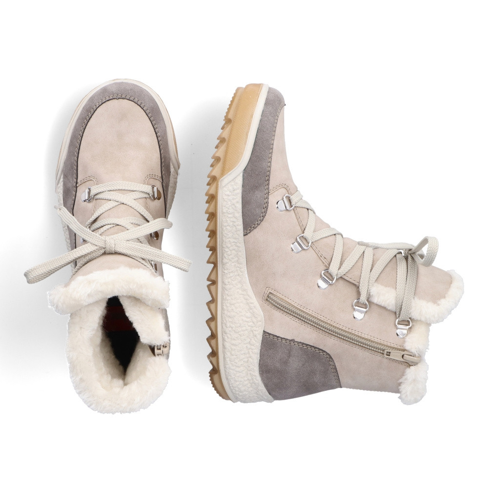 detail Dámská kotníková obuv RIEKER Y4744-61 béžová W2