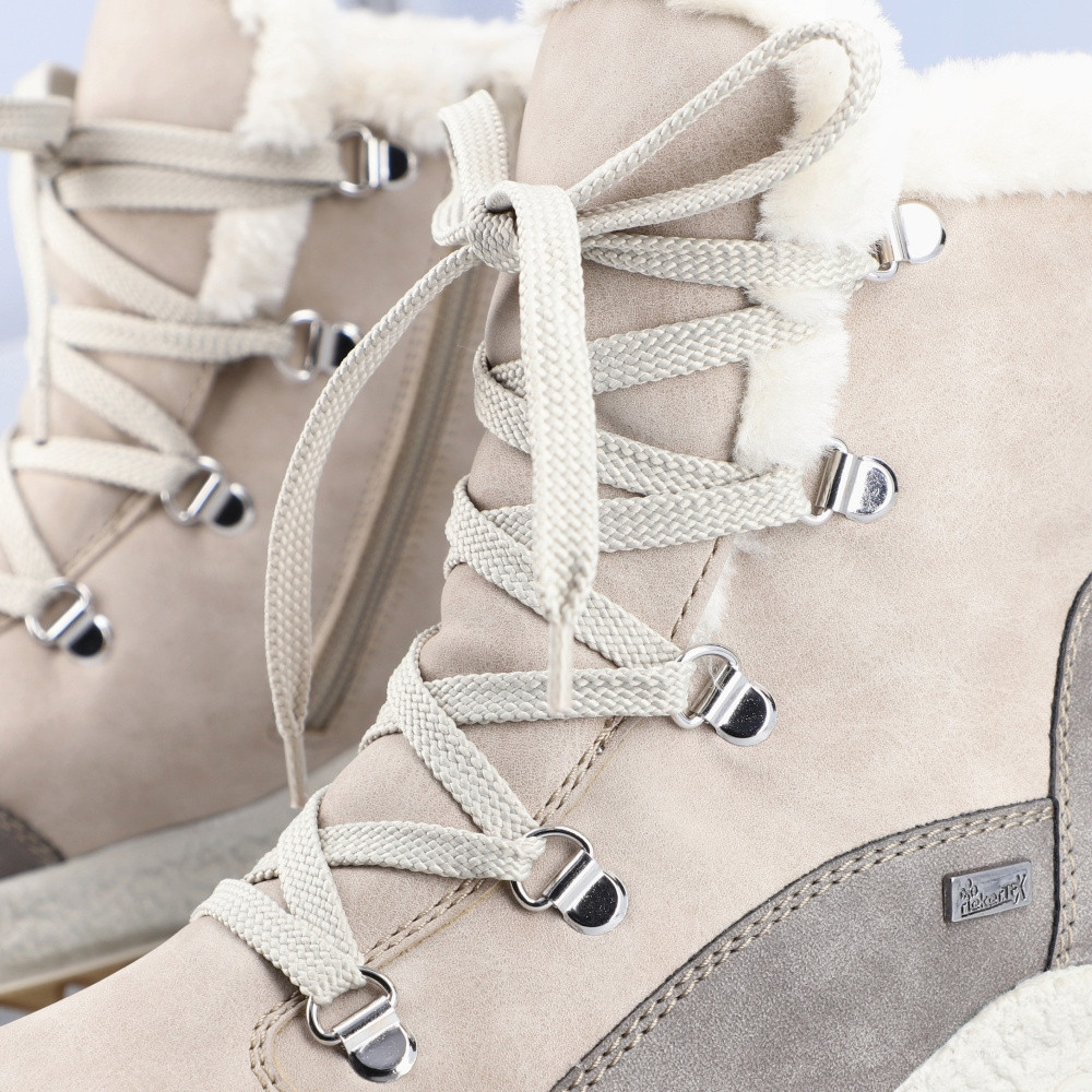 detail Dámská kotníková obuv RIEKER Y4744-61 béžová W2