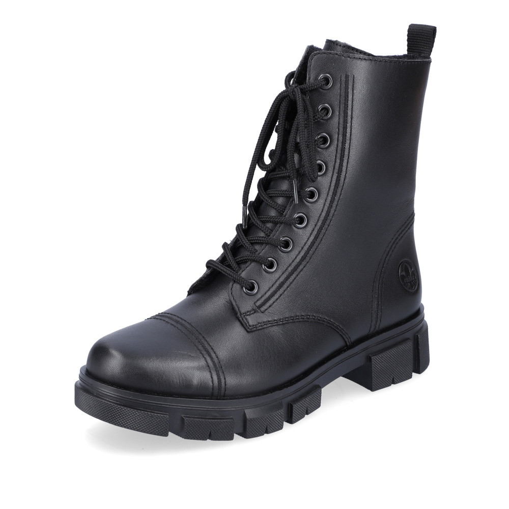 detail Dámská kotníková obuv RIEKER Y7101-00 černá W2