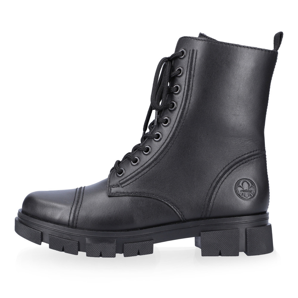 detail Dámská kotníková obuv RIEKER Y7101-00 černá W2