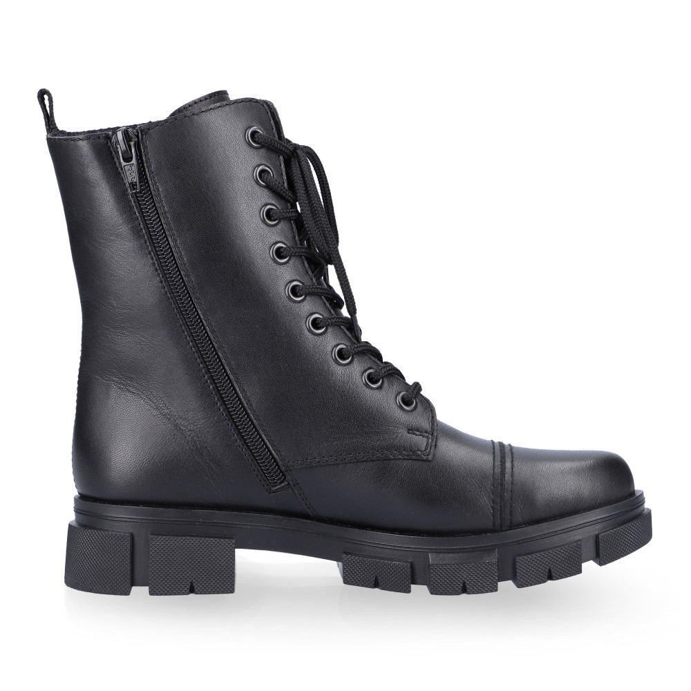 detail Dámská kotníková obuv RIEKER Y7101-00 černá W2